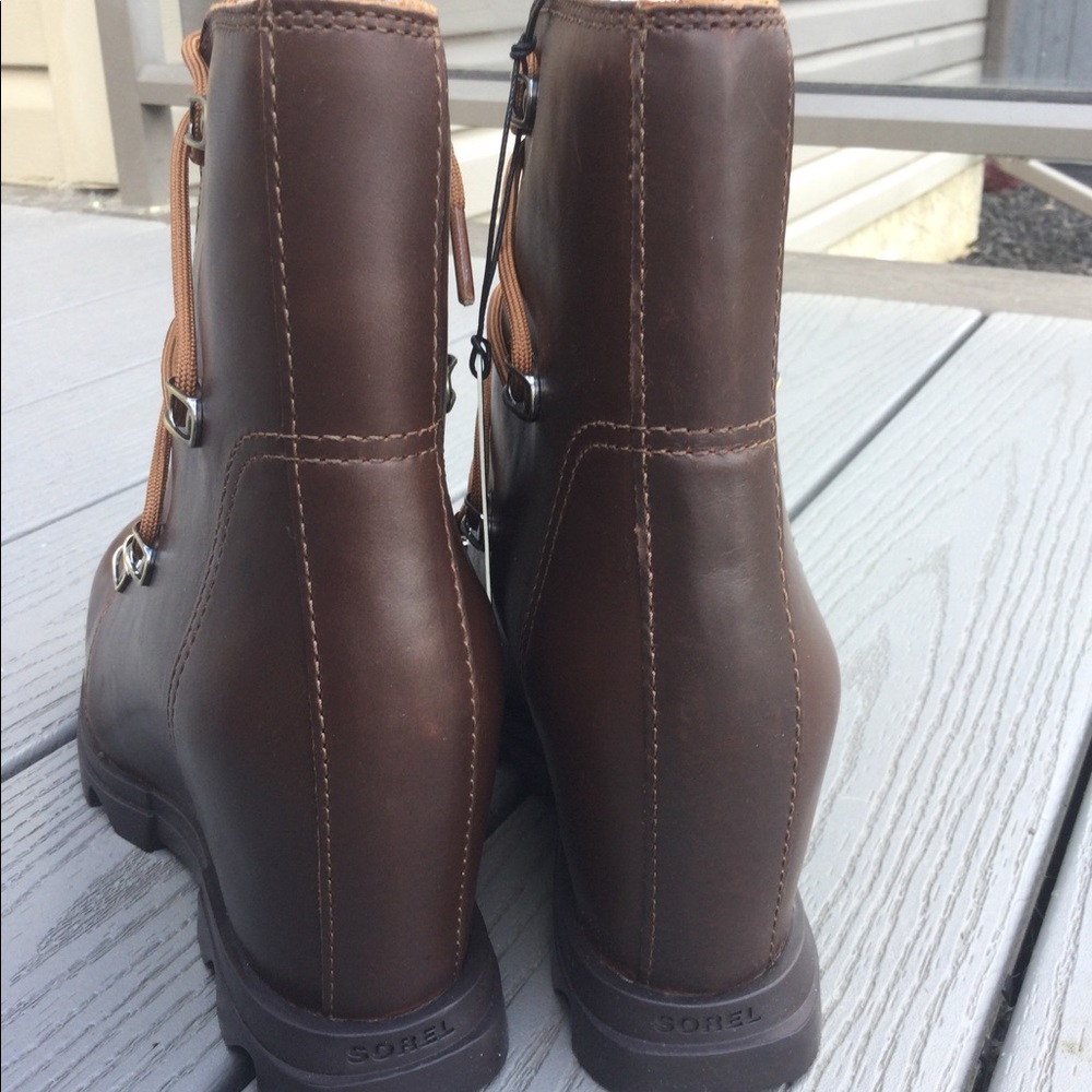 SOREL JOAN OF ARCTIC WEDGE III LACE BOOTIE - Picture 10 of 11